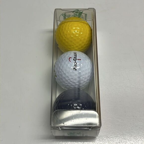 NULA 3-ball Package Golf Ball Gift Set Collegiate Naval Academy NAVY- Vintage - Picture 3 of 9